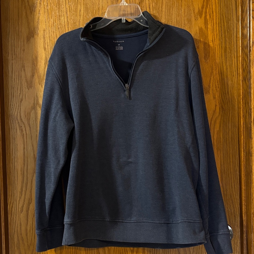 Van Heusen Men's Navy Zip-Up Sweater